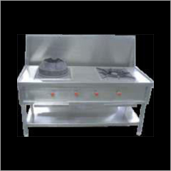 टू बर्नर चाइनीज कुकिंग रेंज