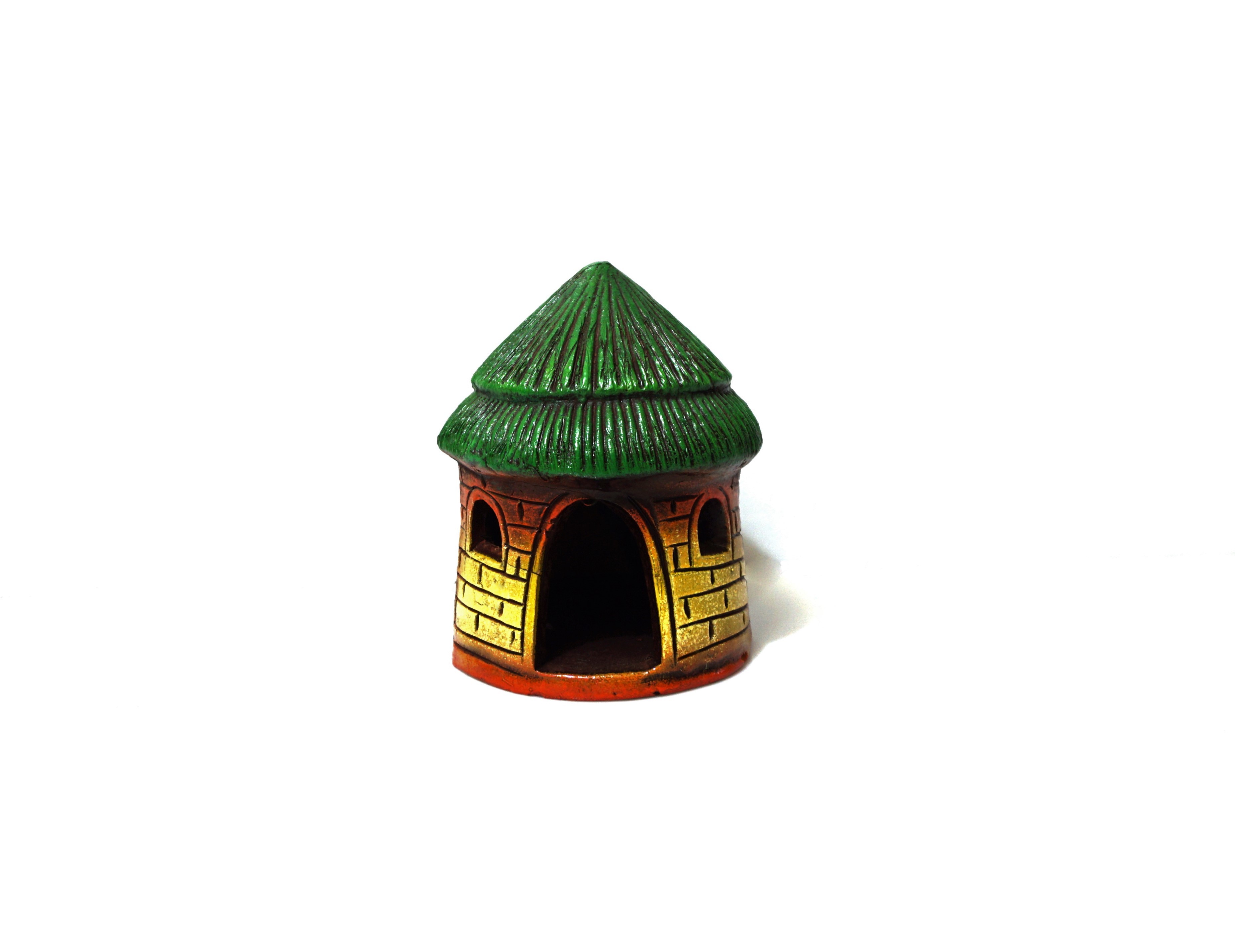 Terracotta Hut Lantern