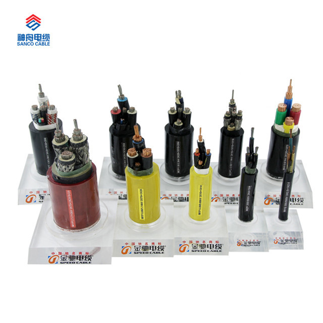 Myptj-8.7/10 - Mobile Rubber Mining Cable, 3 Core Stranded Copper Conductor, Medium Voltage, Metallic Shielding