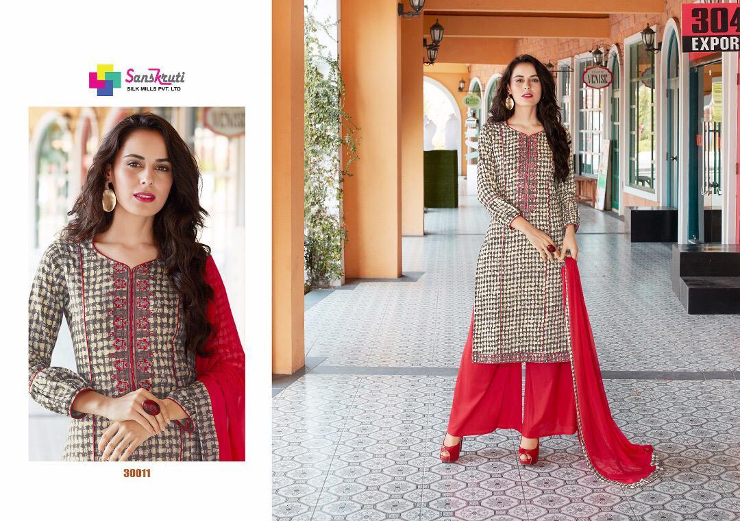 Cotton Glez Materials - Cotton Top, Cotton Bottom, Chiffon Dupatta | Soft Fabric, Stylish Printed Design, 10 Pieces