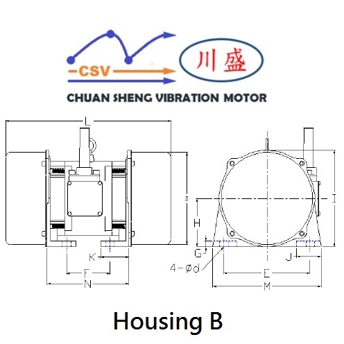 Csv 2 Pole Vibration Motor - High Pressure Drip-proof Mechanical Seal, 3600/3000 Rpm Speed | Prevents Coagulation, Controls Air Pollution, Ideal For Non-destructive Testing