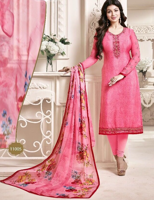 Georgette Churidar Suit