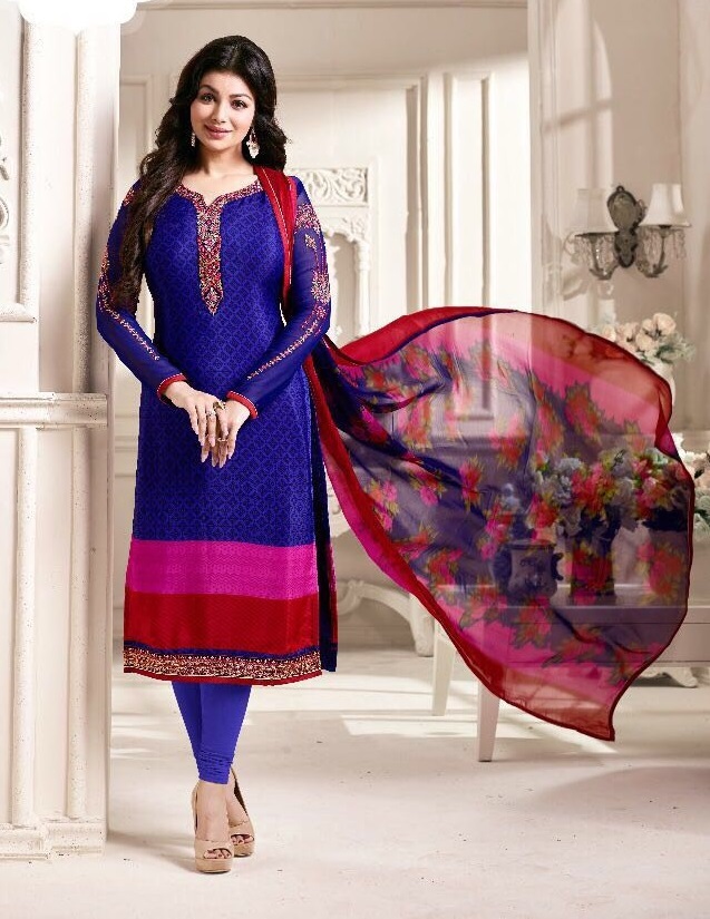 Georgette Churidar Suit