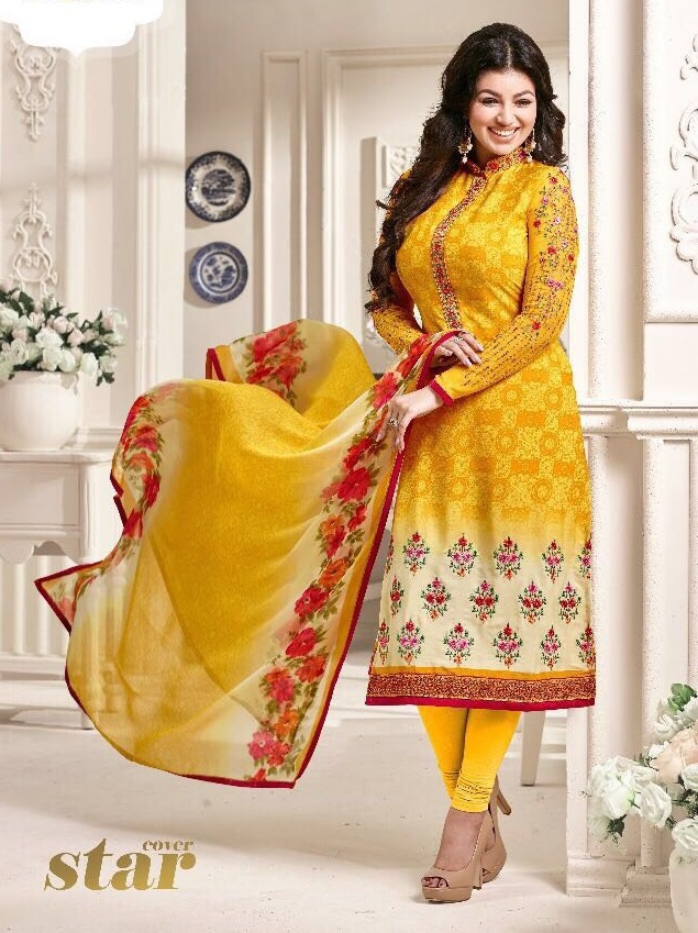 Georgette Churidar Suit