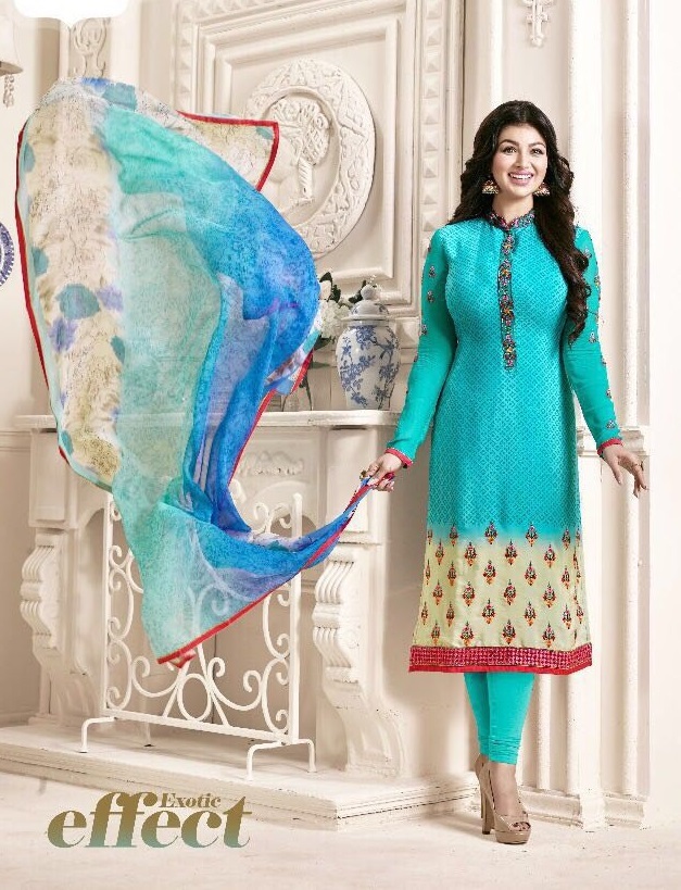 Georgette Churidar Suit