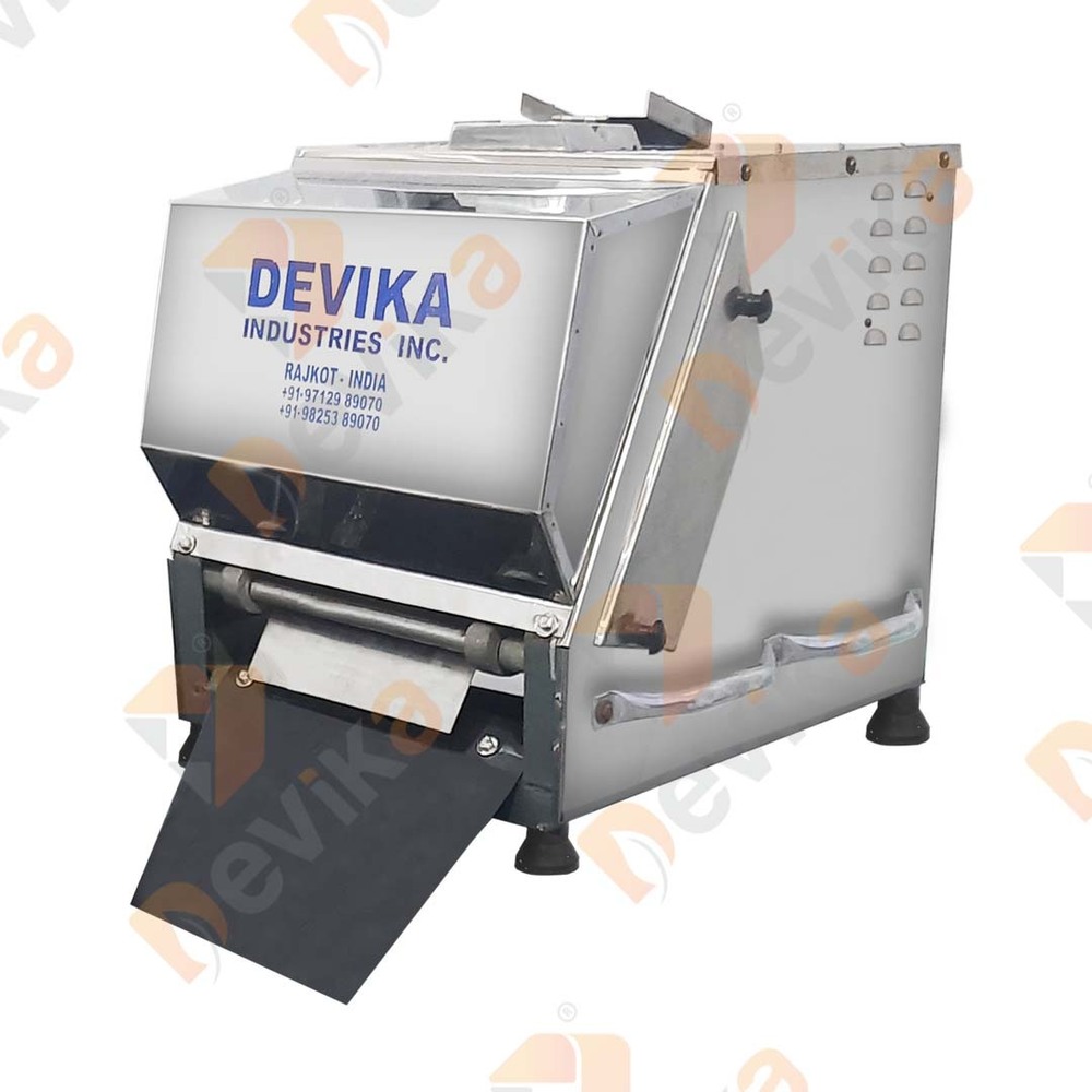Chapati Making Machine - Stainless Steel, 220V | Automatic Roti Maker, 35kg Weight, Silver Finish