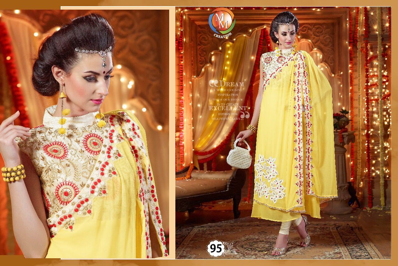 Orange And Cream Ladies Fancy Kurti