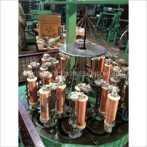 पिच गियर्स चेंजिंग वर्टिकल ब्रेडिंग मशीन