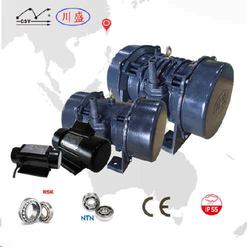 Black 8 Pole Vibration Motor