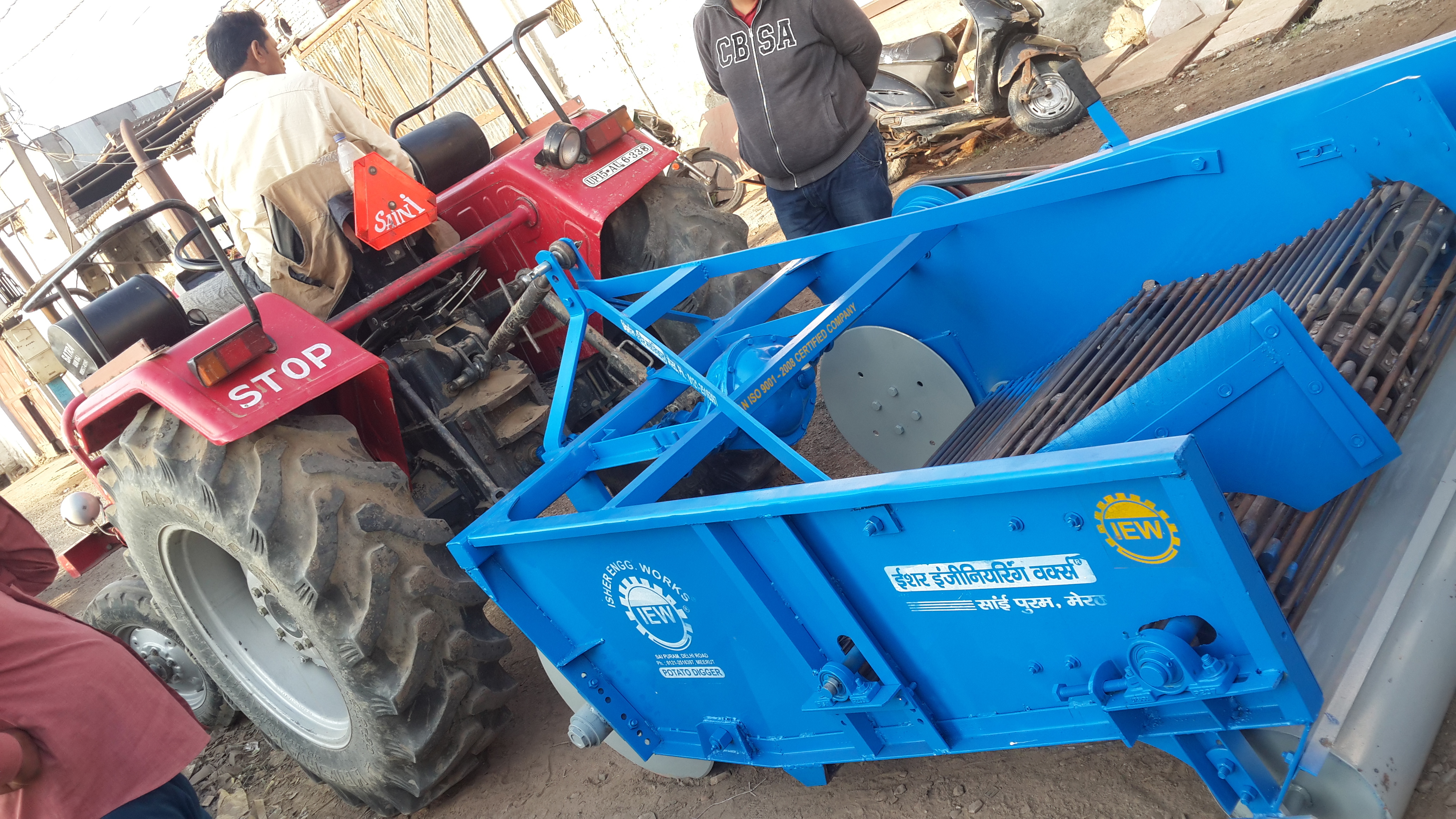 Single Net Potato Digger