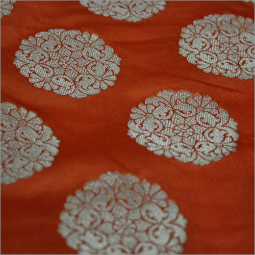 Jacquard Fabrics - Polyester, 45 Inches Wide, White | Elegant Embroidery Design, Alluring Finish, Home Washable