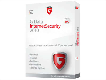 G Data इंटरनेट सुरक्षा 2010 1 उपयोगकर्ता