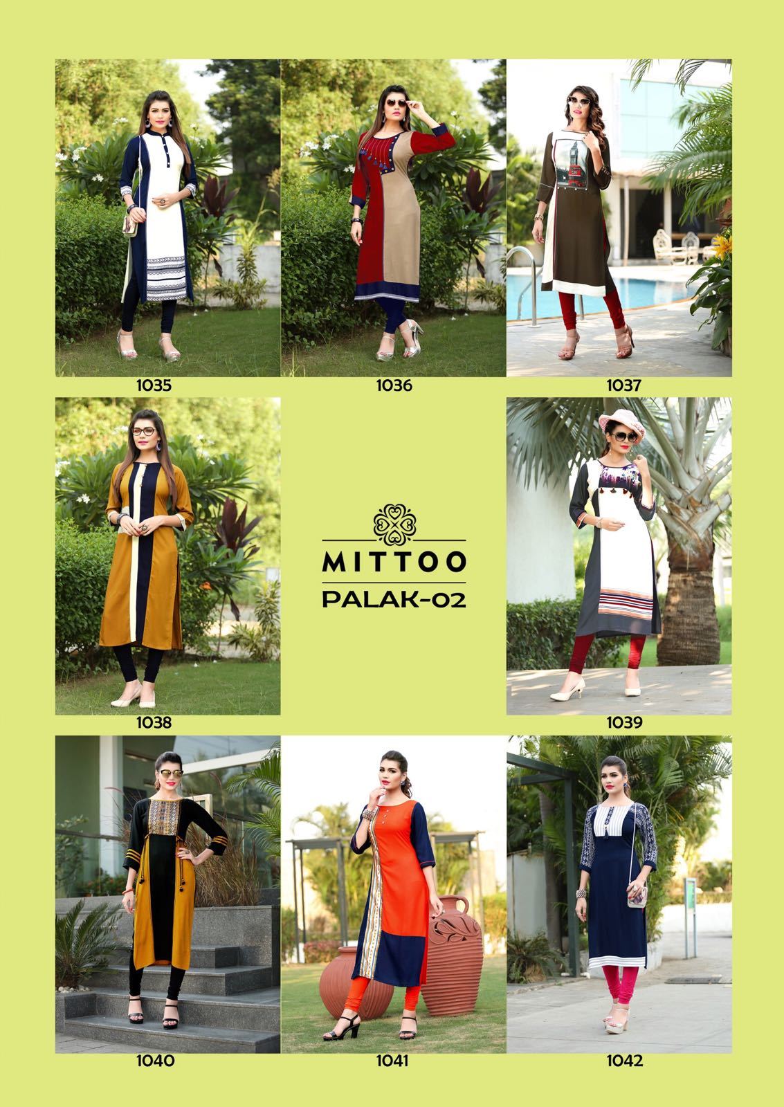 Navy Blue And Red Ladies Fancy Kurti