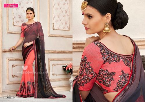 Indian Stylish Designer Georgette Saree