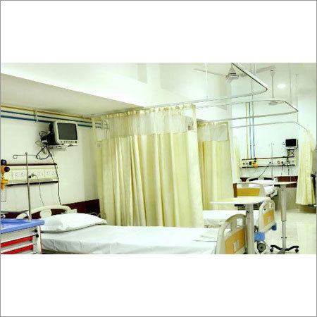 Soflex Bed Partition - Ceiling-suspended Design | Ensures Patient Privacy, Easy Floor Cleaning, And Comfort For Staff