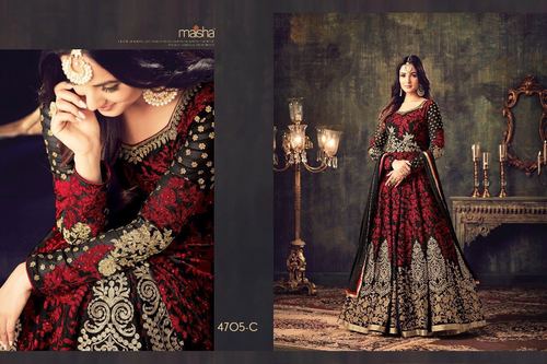 Heavy Embroidery Work Bridal Salwar Suit