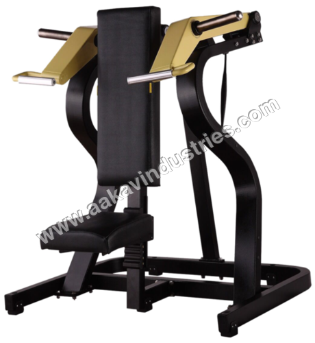 Shoulder Press Machine - Carbon Steel, Adjustable 100 Weight Capacity | Commercial Use, PU Foam Seat Cover, Automatic Operation, Enhanced Stability