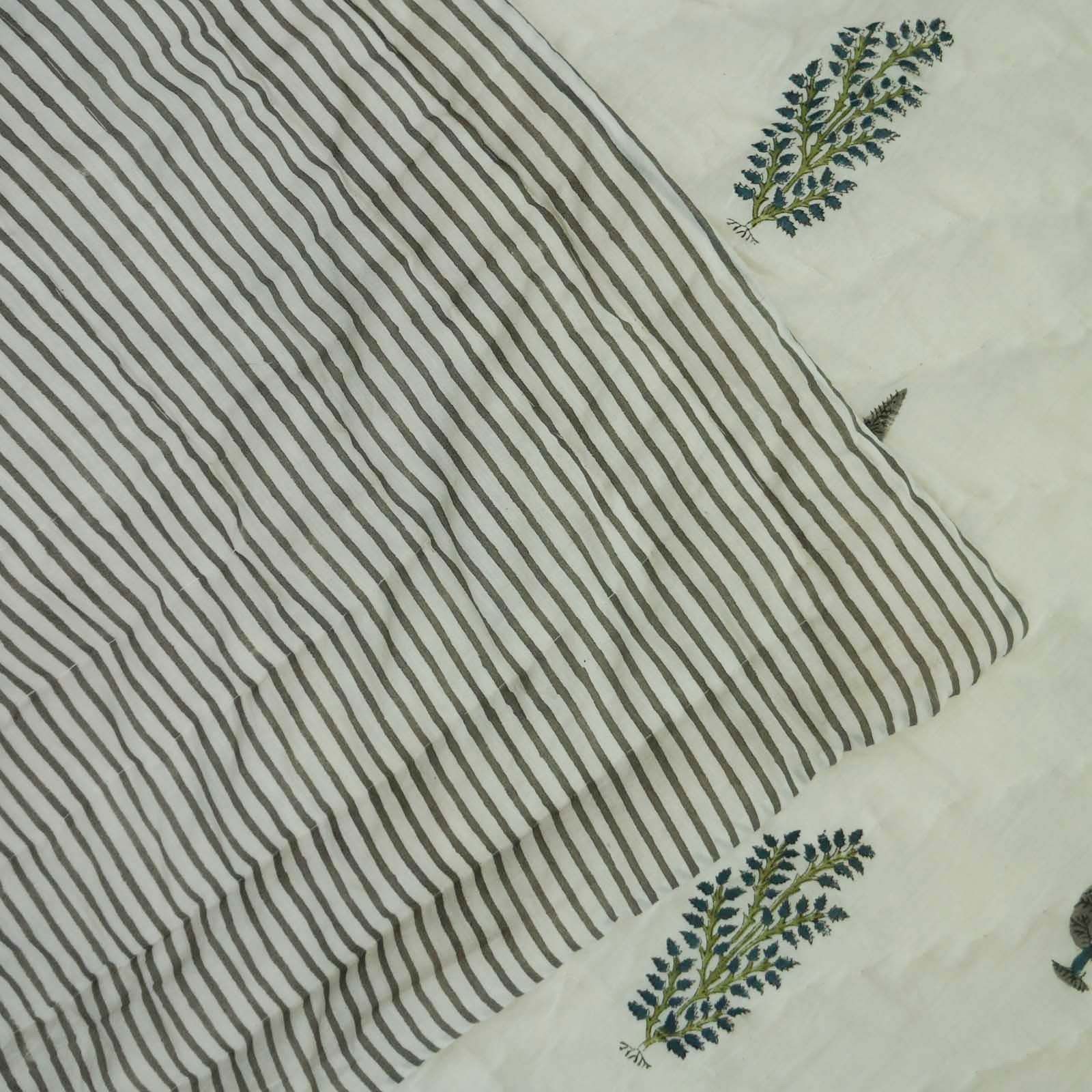100% Cotton Block Print Jaipuri Quilt