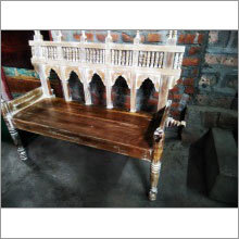 Restaurant Bench - Wooden Design, H40 x W48 x D19 Inches | Termite Proof, Elegant Finish, Easy-to-Move