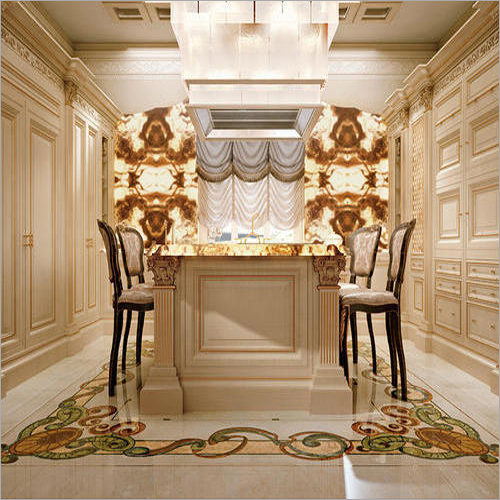 Modern Marble Inlay Flooring