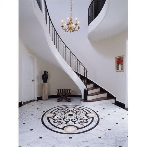 Marble Medallion Inlay Flooring