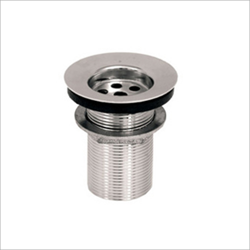 Full Thread Waste Coupling - Stainless Steel, Round Shape, Polished Finish | Durable Quality, Corrosion Resistant, High Strength