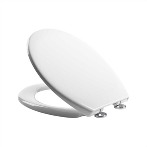 Plastic Toilet Seat Cover - Plastic, Standard Size, White | Superior Strength, Durable Quality, High-End Surface Finish, Easy to Fit