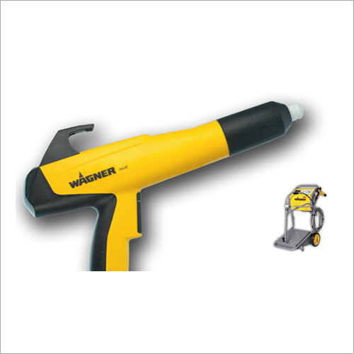 Powder Coating Gun - 80 KV Light Weight Design | Manual Power Source, Enhanced Coating Efficiency 