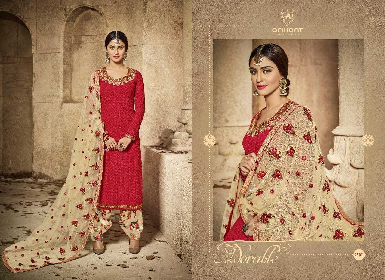 Georgette Fabric Traditional Wear Salwar Kameez