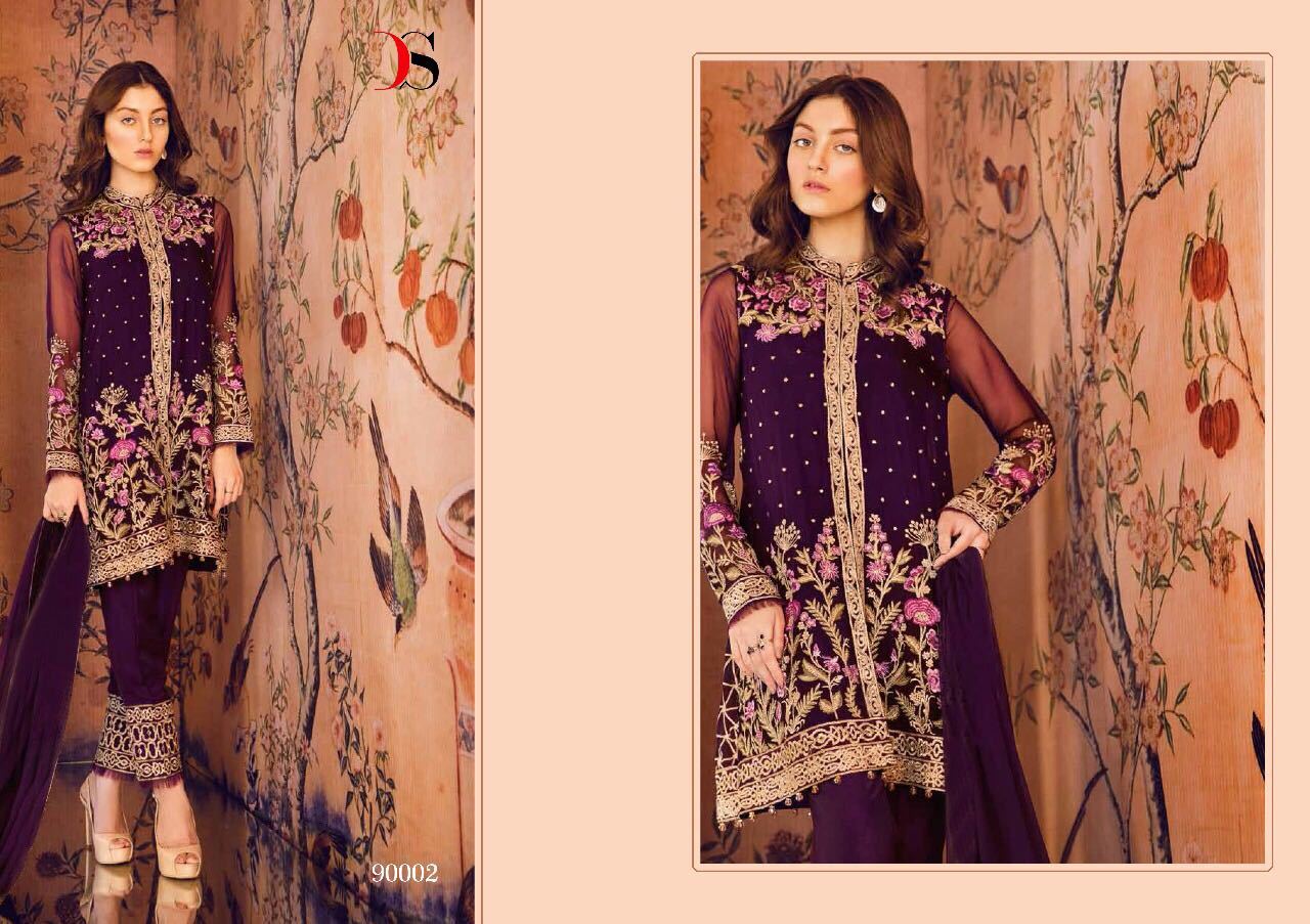 Georgette Fabric Unstitched Dress Materials