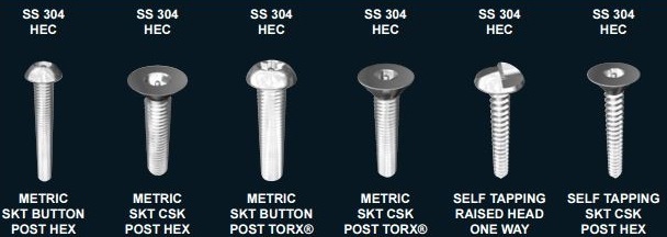 Pin Torx Security Button Head Screw Application: Safety