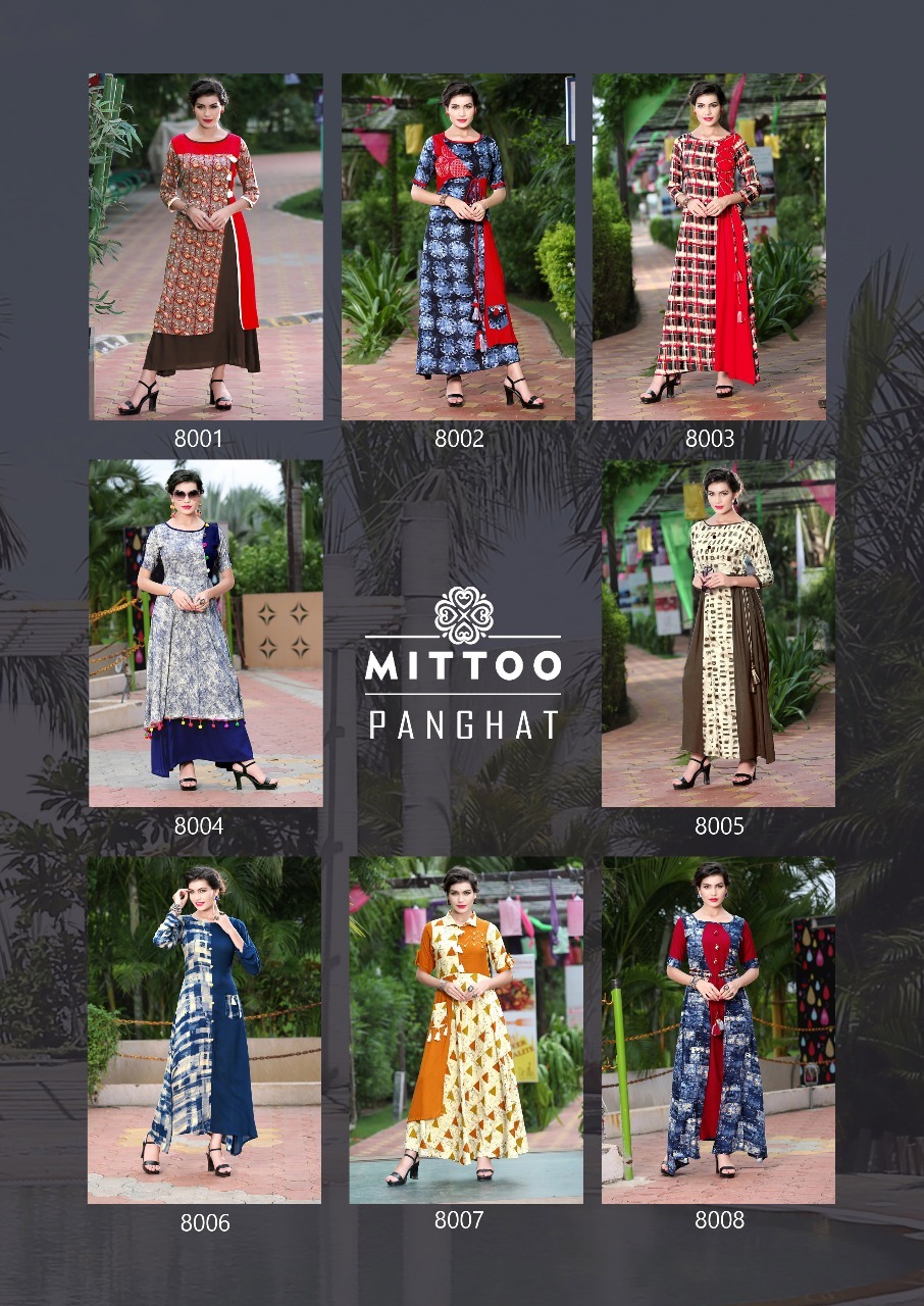 Cream And Brown Ladies Fancy Kurti