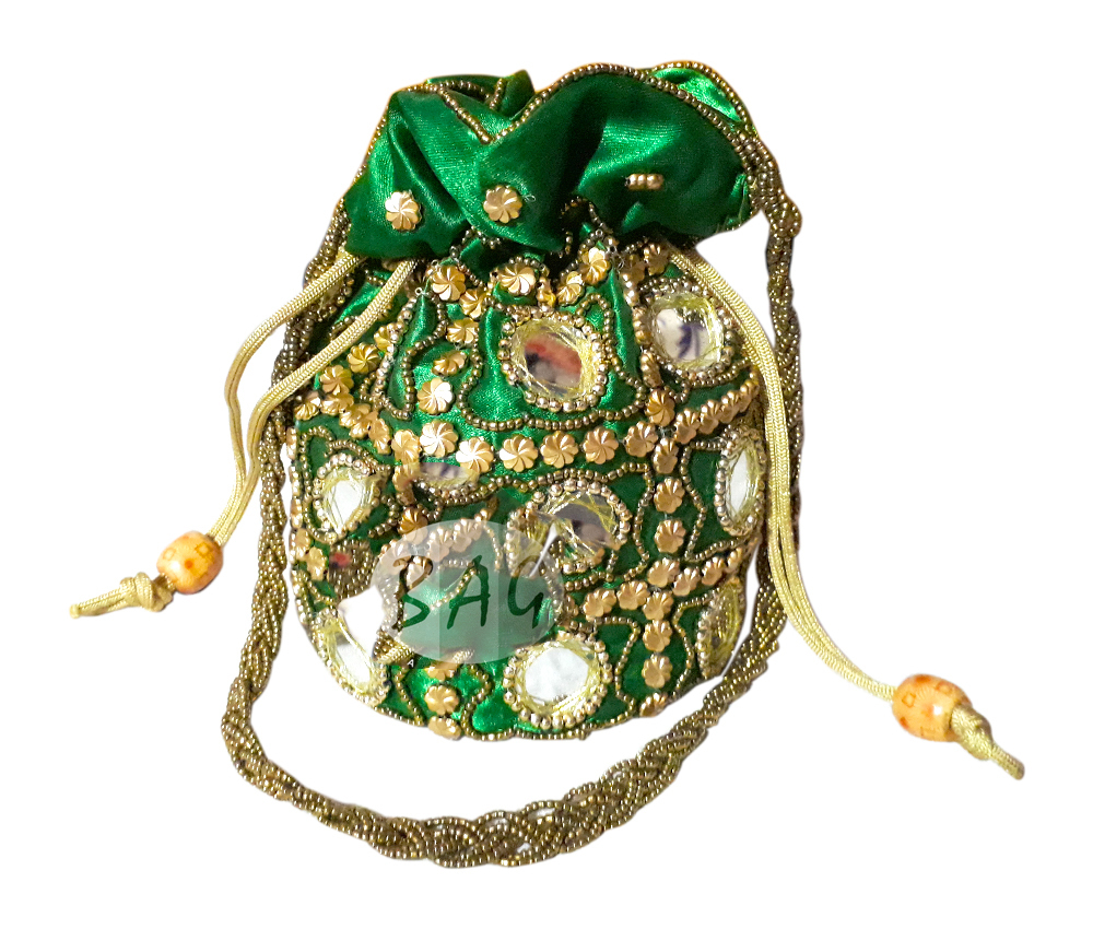 Bags Embroidered Colorful Potlis