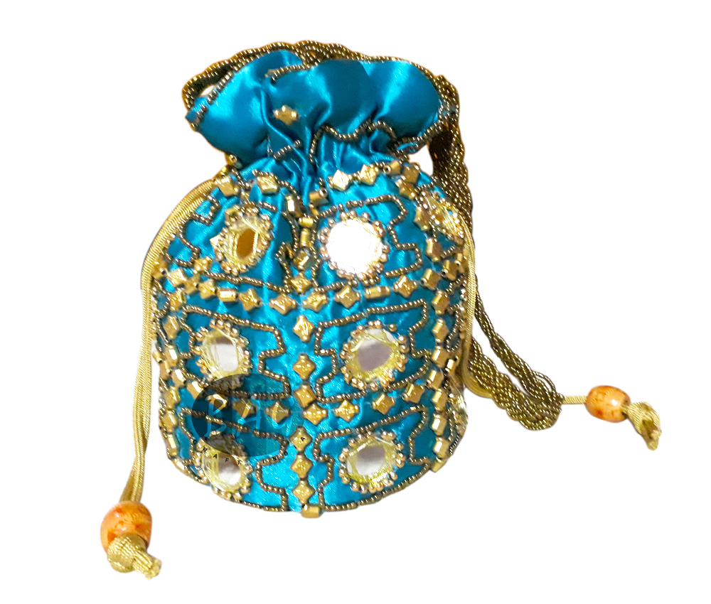 Bags Embroidered Colorful Potlis