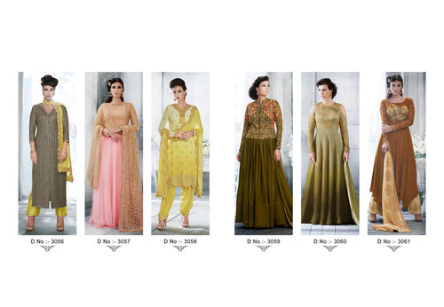 Nakkashi Lunching New Party Wear Catalog Embellish 3056 To 3061 Series