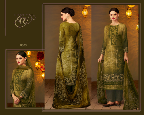 Digital Print Pashmina Salwar Suit