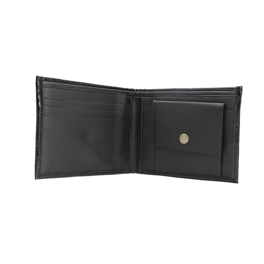 Mens Black Wallet - Material: Synthetic