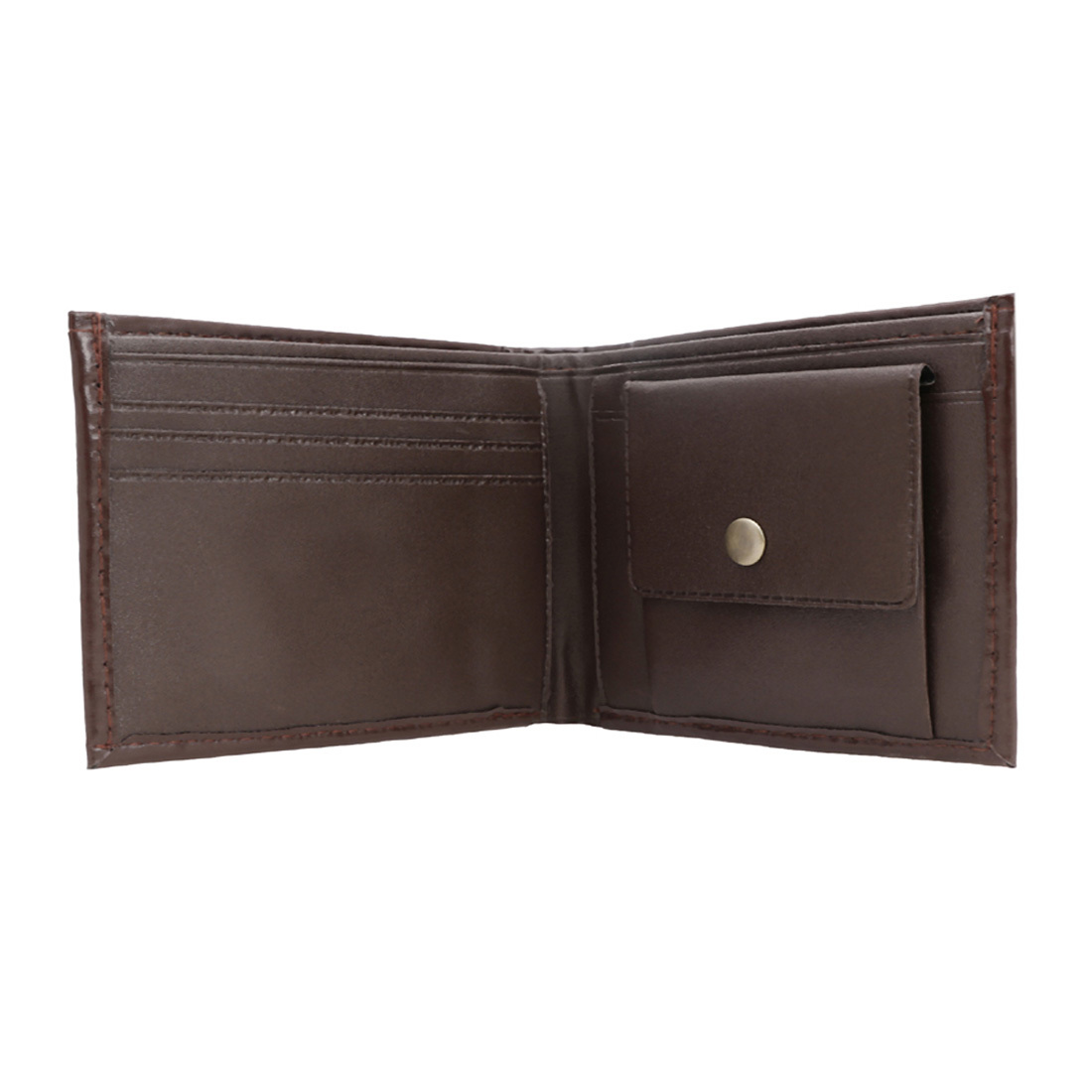 Mens Brown Wallet - Material: Synthetic