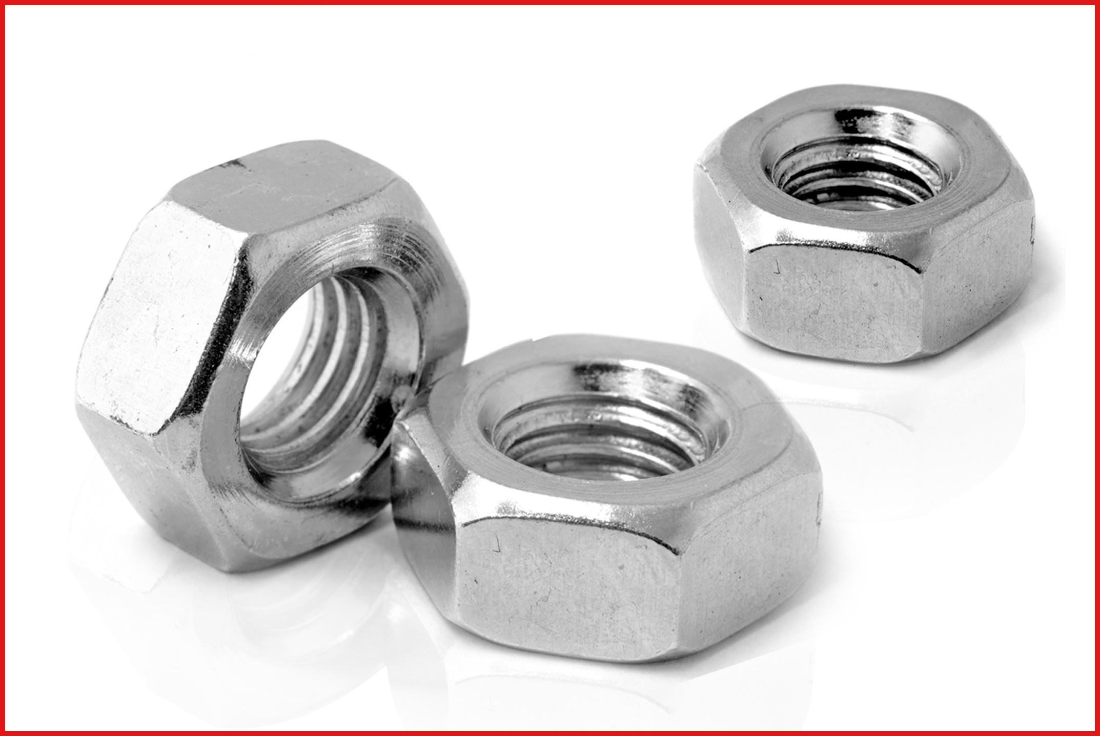 Hex Nuts (Din 934) - Stainless Steel, Pack Of 1000 Pieces | Hexagonal Head Type, Corrosion Resistant, Highly Tensile, Polished, Lightweight