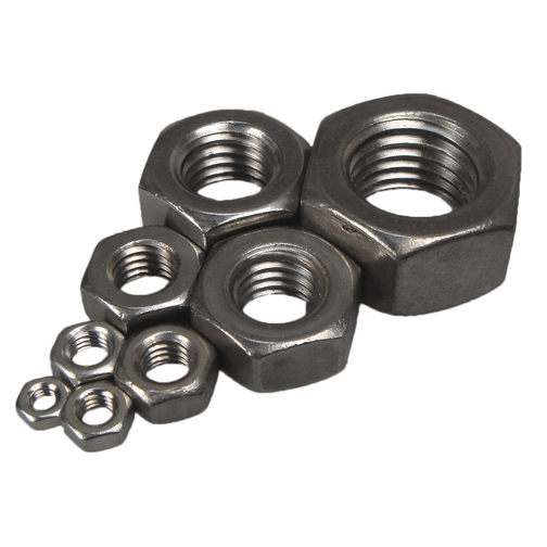 Hex Nuts (Din 934) - Stainless Steel, Pack Of 1000 Pieces | Hexagonal Head Type, Corrosion Resistant, Highly Tensile, Polished, Lightweight