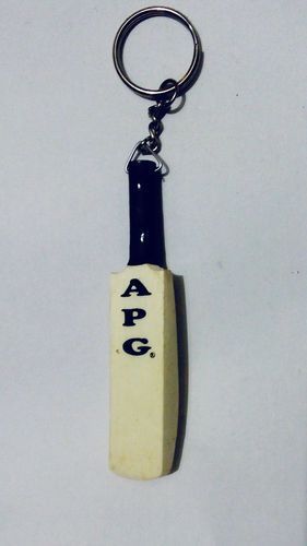 Apg Cricket Bat Keyring - Alloy, 25cm Viewing Distance, Multicolour Finish | Handmade Vintage Look, Engraving Recommended For Lasting Appeal