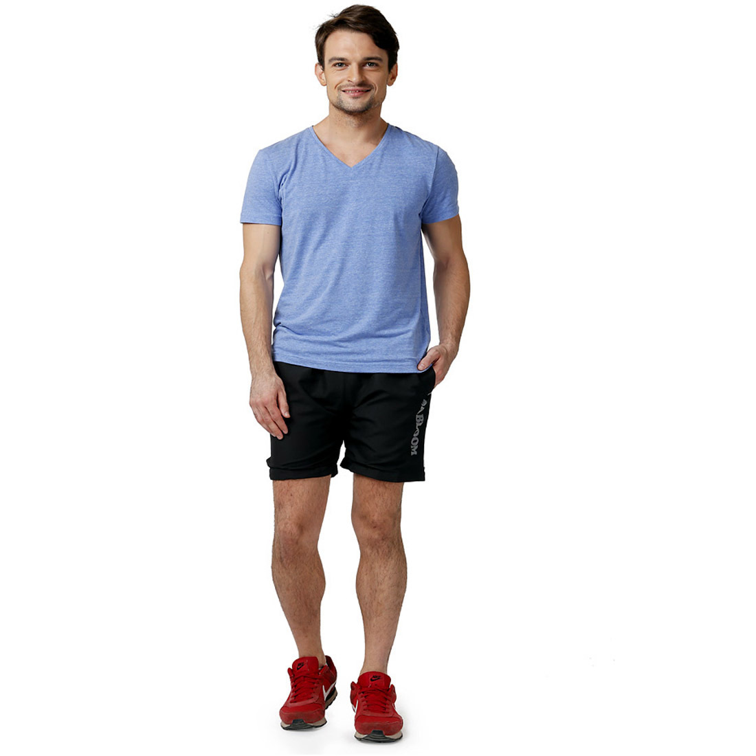 Men Fancy Shorts - Polyester, Black Color | Smooth Finish, Shrink Proof, Premium Quality