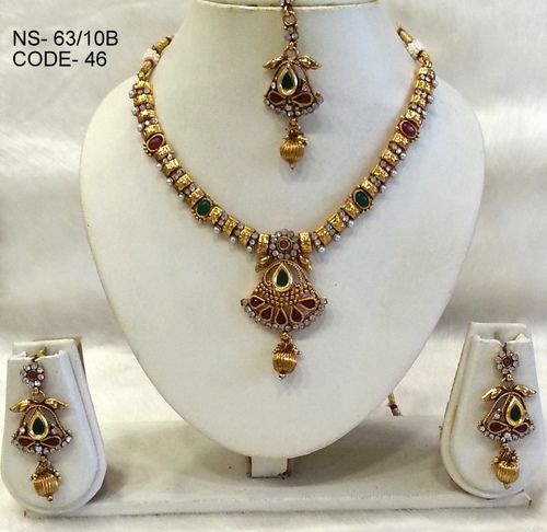 Copper Alloy Necklace Set