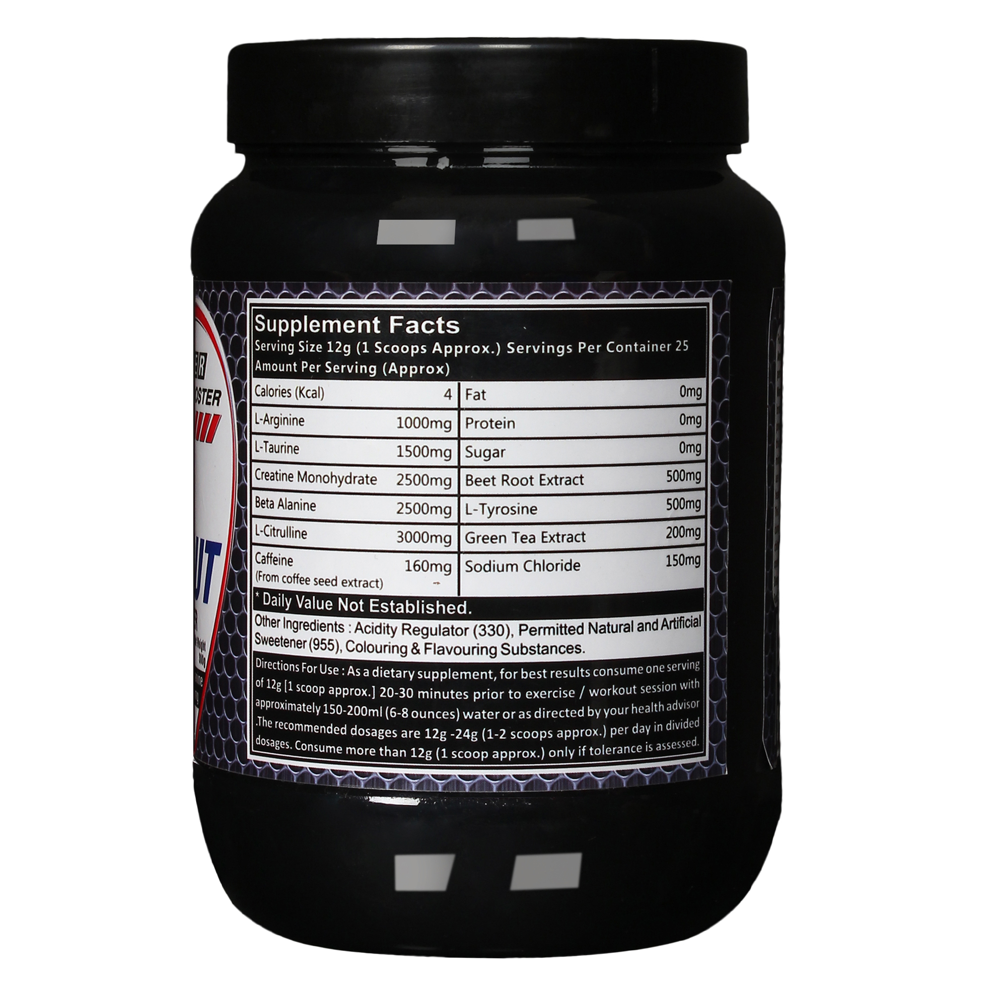 Pre Workout Dosage Form: Powder