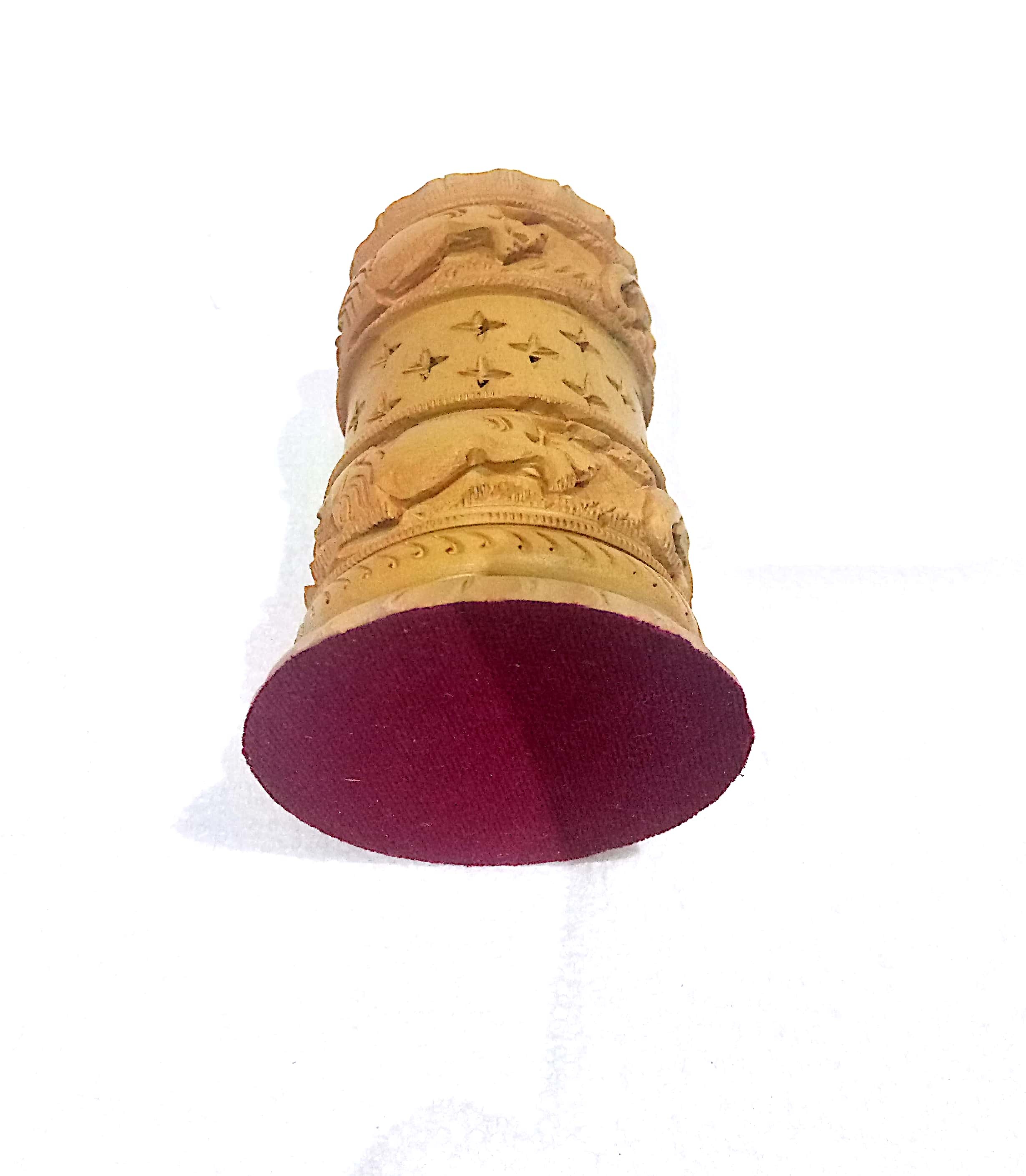 Wooden Pen Holder - 5-7 Inch Round Design | Durable, Portable, And Attractive For Office And Home Decor