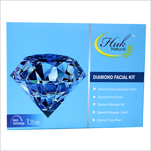 Diamond Facial Kit - Cardboard Packaging, 15x10x5 cm, 200g | Deep Cleansing, Exfoliation, Anti-Aging, Skin Toning, Hydrating