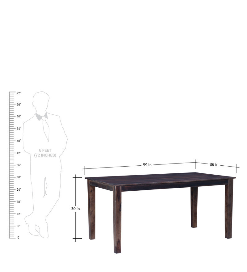 Handcrafted Six Seater Dining With Bench In Walnut