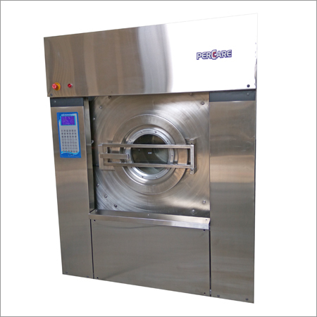 Washer Extractor - Stainless Steel, 711 mm Cage Diameter, 406 mm Cage Depth | High Extraction Speed, Fully Programmable PLC Panel, Customizable Soap Dosing System