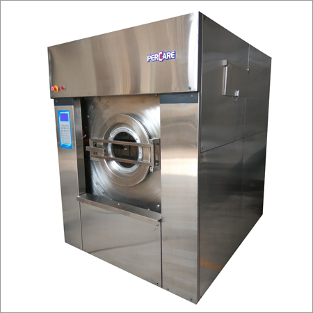 Washer Extractor - Stainless Steel, 711 Mm Cage Diameter, 406 Mm Cage Depth | High Extraction Speed, Fully Programmable Plc Panel, Customizable Soap Dosing System