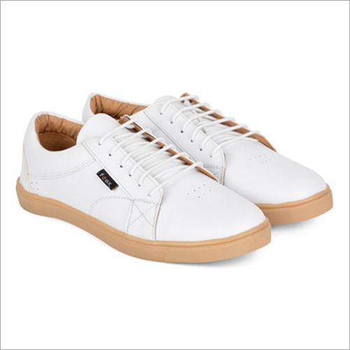 Mens White Casual Shoe